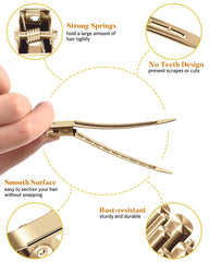MORGLES large duckbill metal clip close-up showing smooth hold benefit