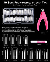 MORGLES numbered size trays top view for quick size selection