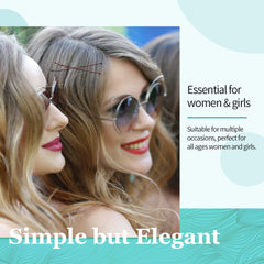 MORGLES pins in hand illustrating 2.75-inch scale for extra-long hair