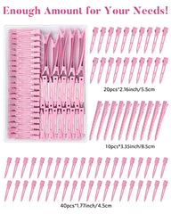 MORGLES clips held in stylist hands demonstrating firm, no-slip hold