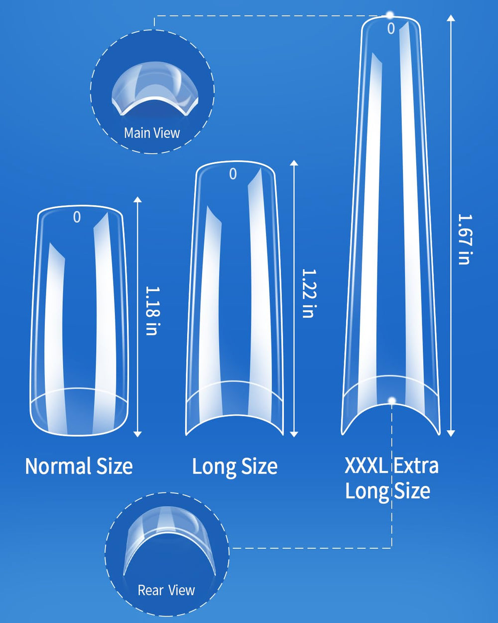 MORGLES laid-out tools including glue, clipper, files and cuticle fork for easy use