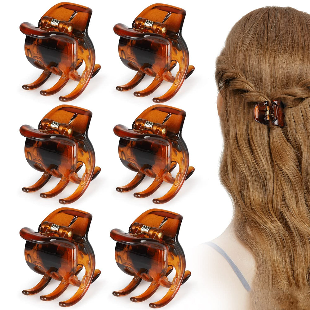 Morhom front packaging showing six hair jaw claws and practical benefit