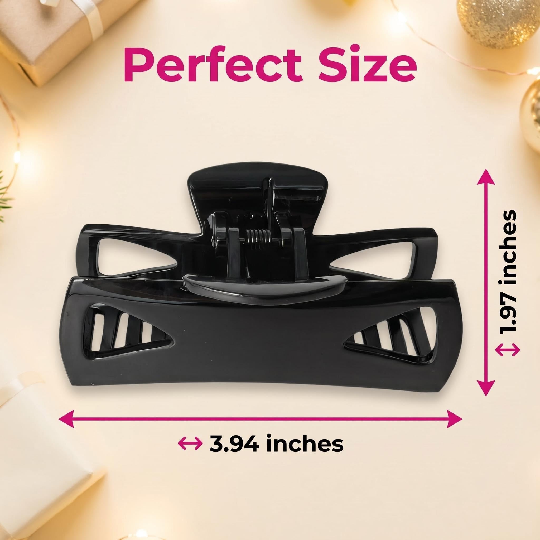 morhom clip holding a styled bun for all-day comfort