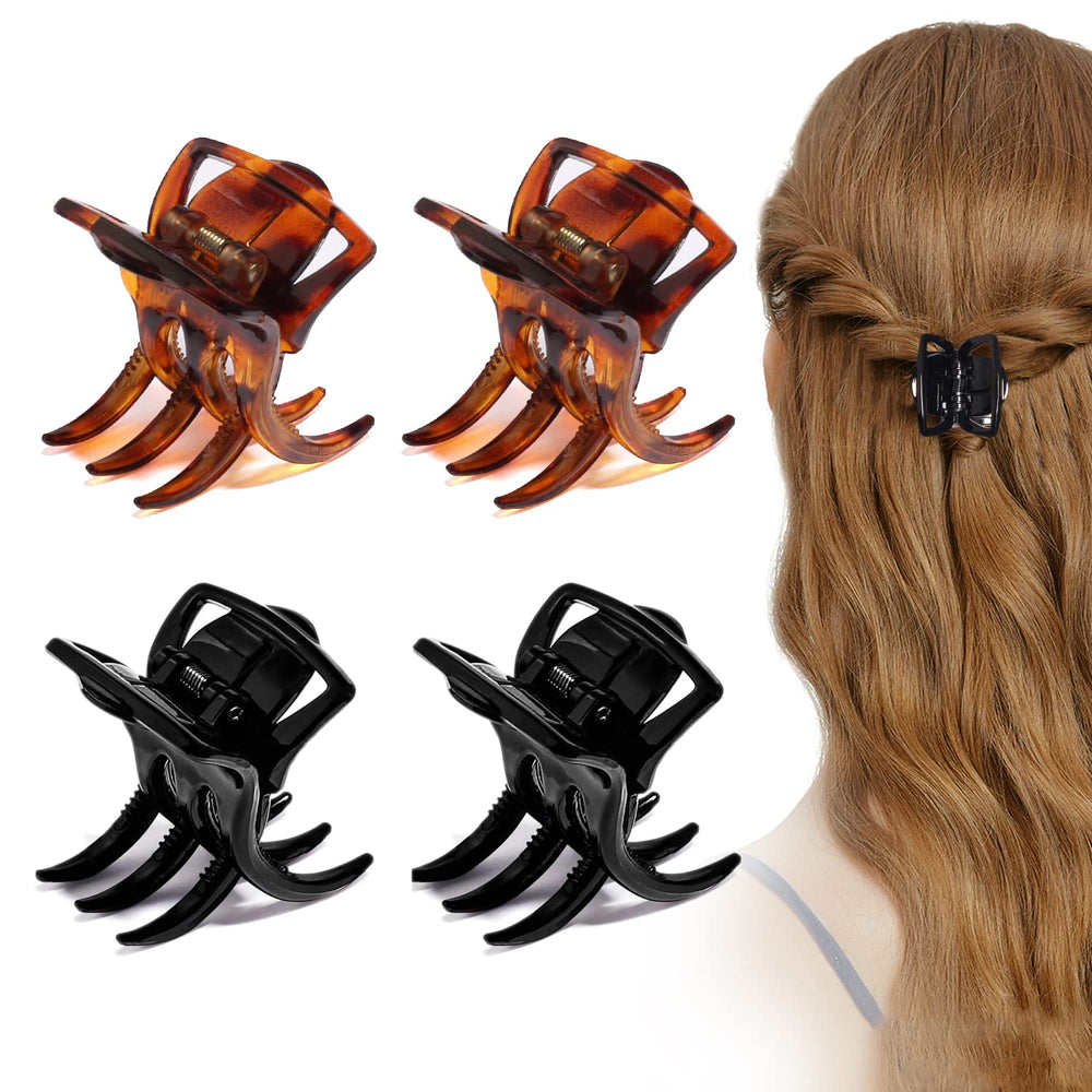 Morhom clips arranged with wardrobe pieces illustrating versatile color matching