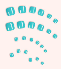 morily application in progress on toes demonstrating simple, beginner-friendly use