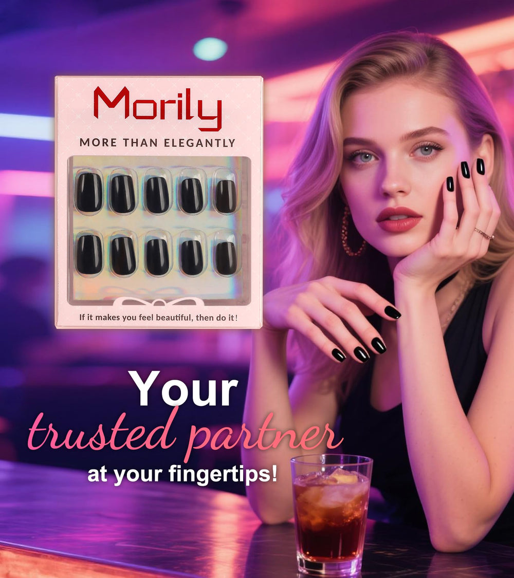 morily lifestyle evening outfit nails adding polished finishing touch