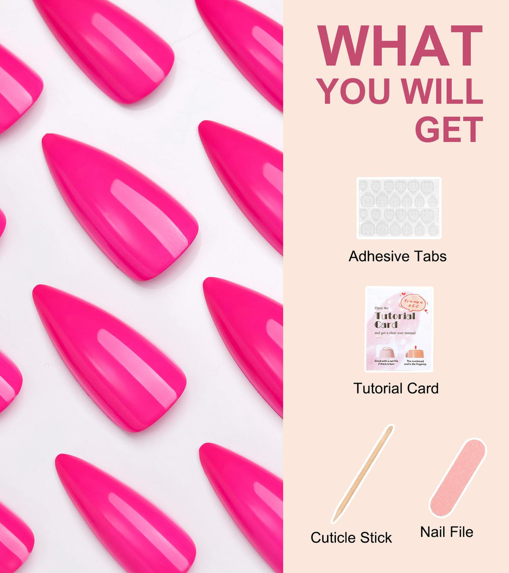 morily laid out sizes showing 12 sizes of nails to help users choose correct fit