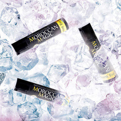 Moroccan Magic before and after lips comparison showing improved softness