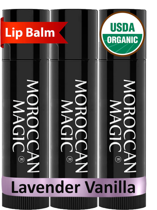 Moroccan Magic front packaging showing lavender vanilla and benefits