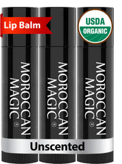 Moroccan Magic front packaging showing unscented three-pack and clean organic look