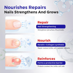 Morovan being applied to fingernails showing protective hardening benefit