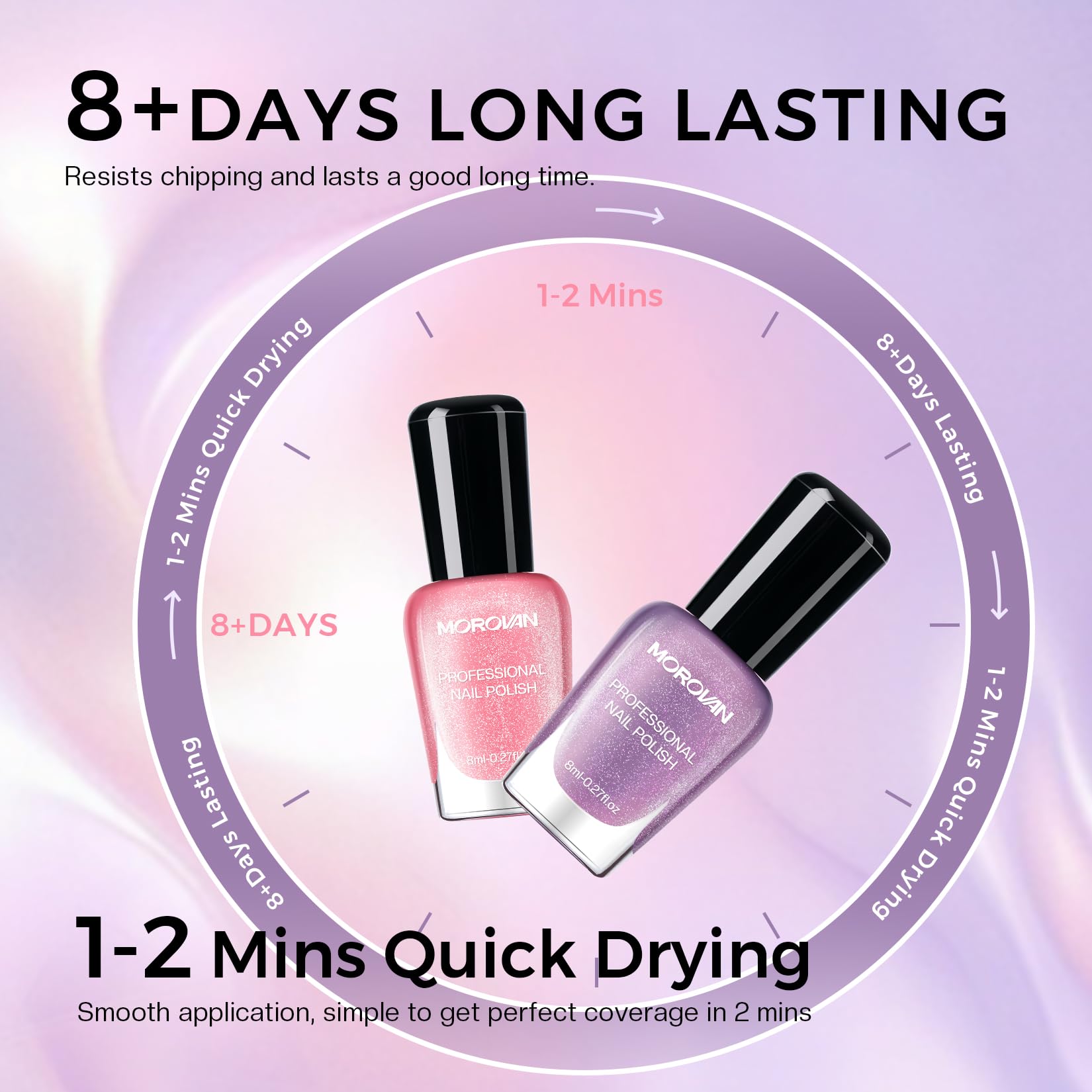 Morovan bottle top and brush showing easy-apply brush for precise strokes