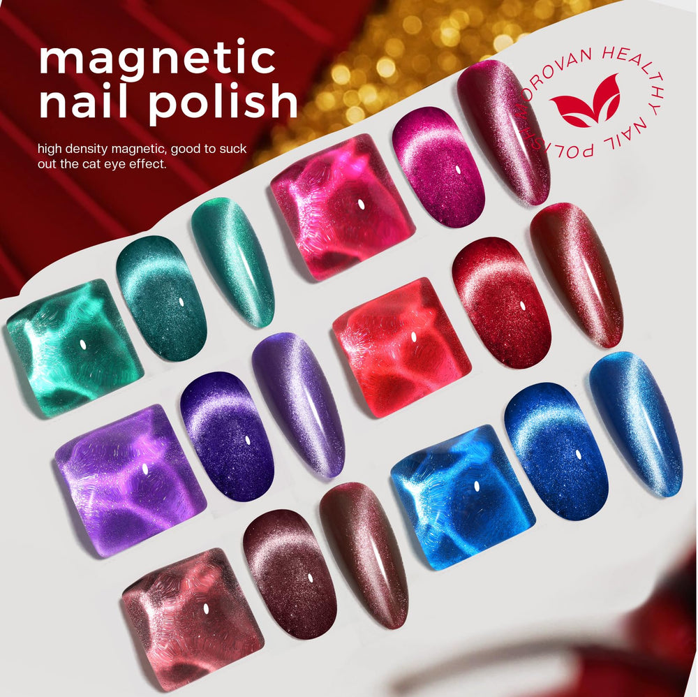 Morovan color swatches displaying red green blue magenta rose silver for styling