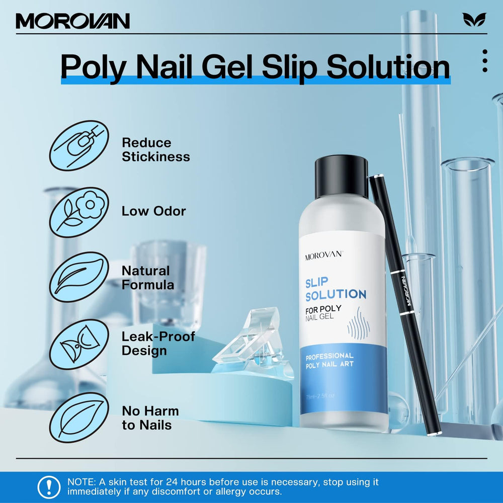 Morovan dual-ended brush close-up for smooth PolyGel sculpting