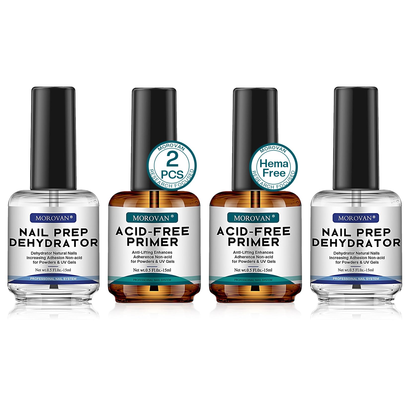 Morovan front packaging showing the four-piece prep kit and professional presentation benefit