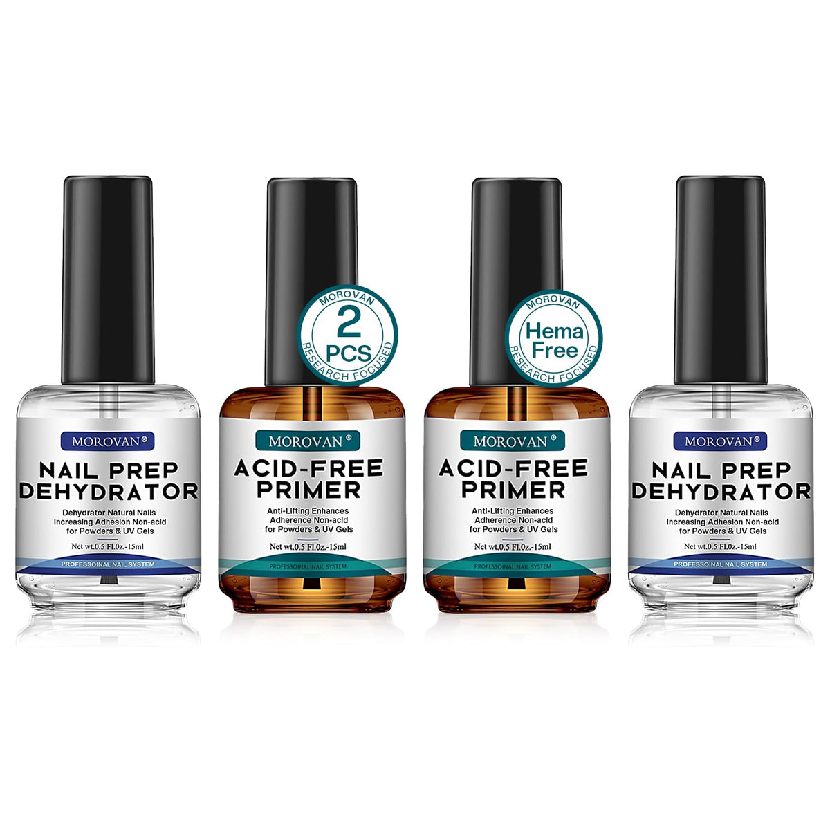 Morovan front packaging showing the four-piece prep kit and professional presentation benefit