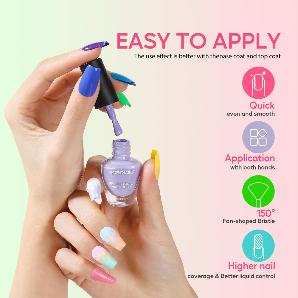 Morovan glitter shades detail highlighting sparkle options for accent nails and shine