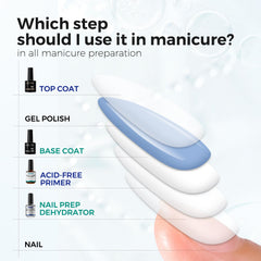 Morovan lifestyle scene with finished nails showcasing glossy salon look