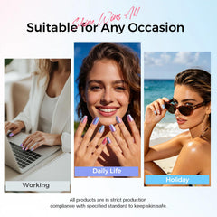 Morovan nails with summer outfit showing coordinated seasonal benefit