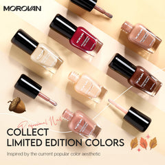 Morovan nail art using shades showing creative looks and mixability benefit