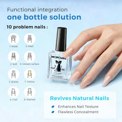 Morovan nail ridge smoothing before and after for even surface benefit