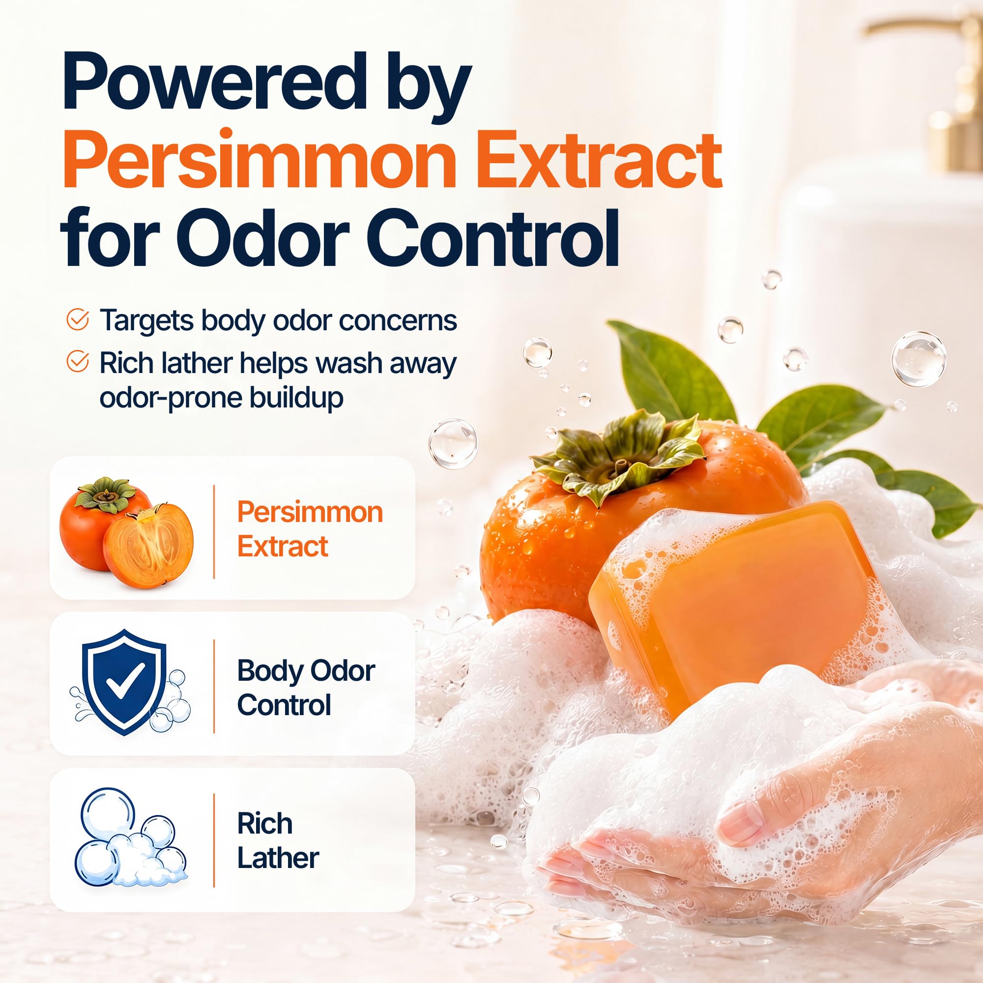 Rich lather from Morovan soap on skin demonstrating effective clean without dryness