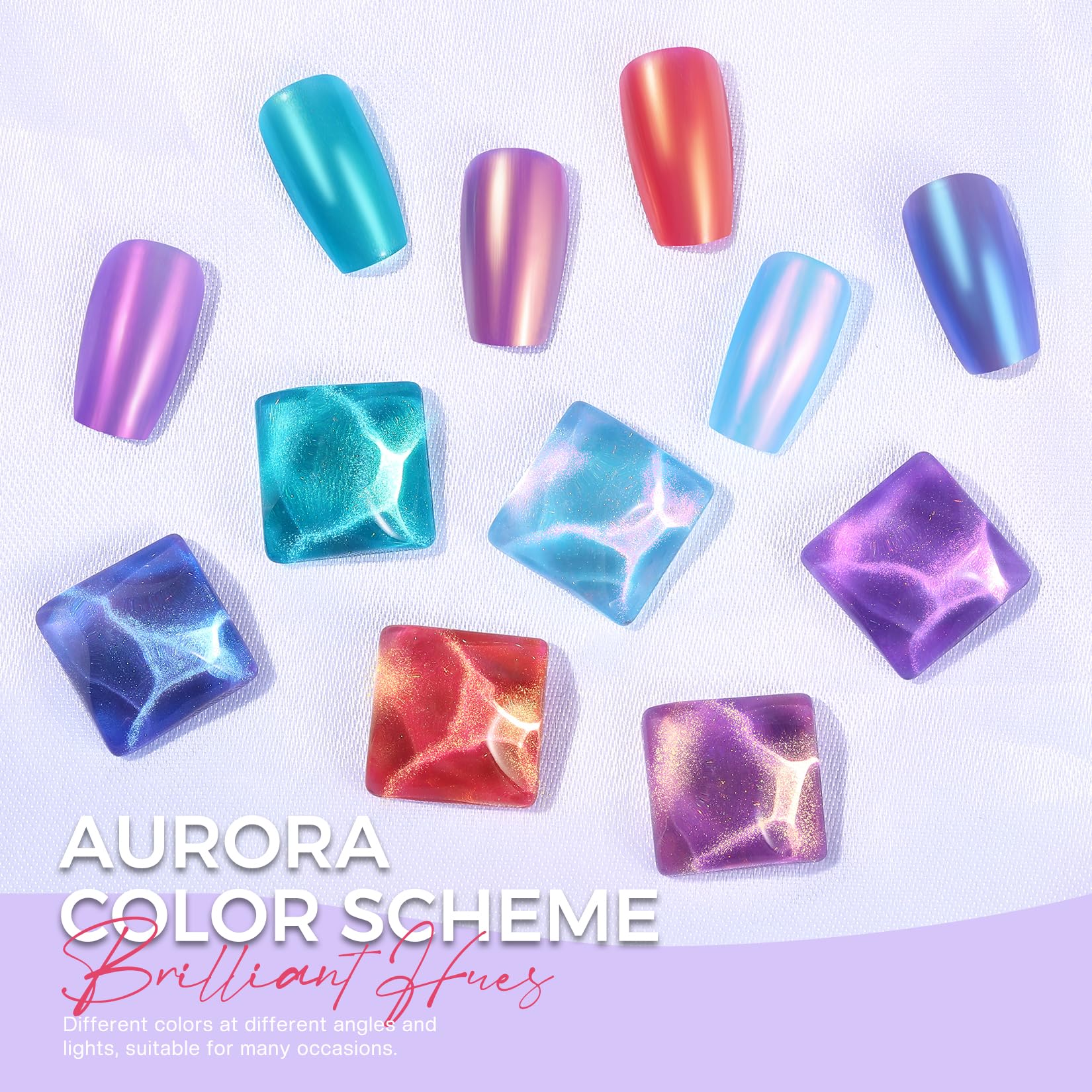 Morovan pigment macro showing holographic sparkle and color-shift clarity