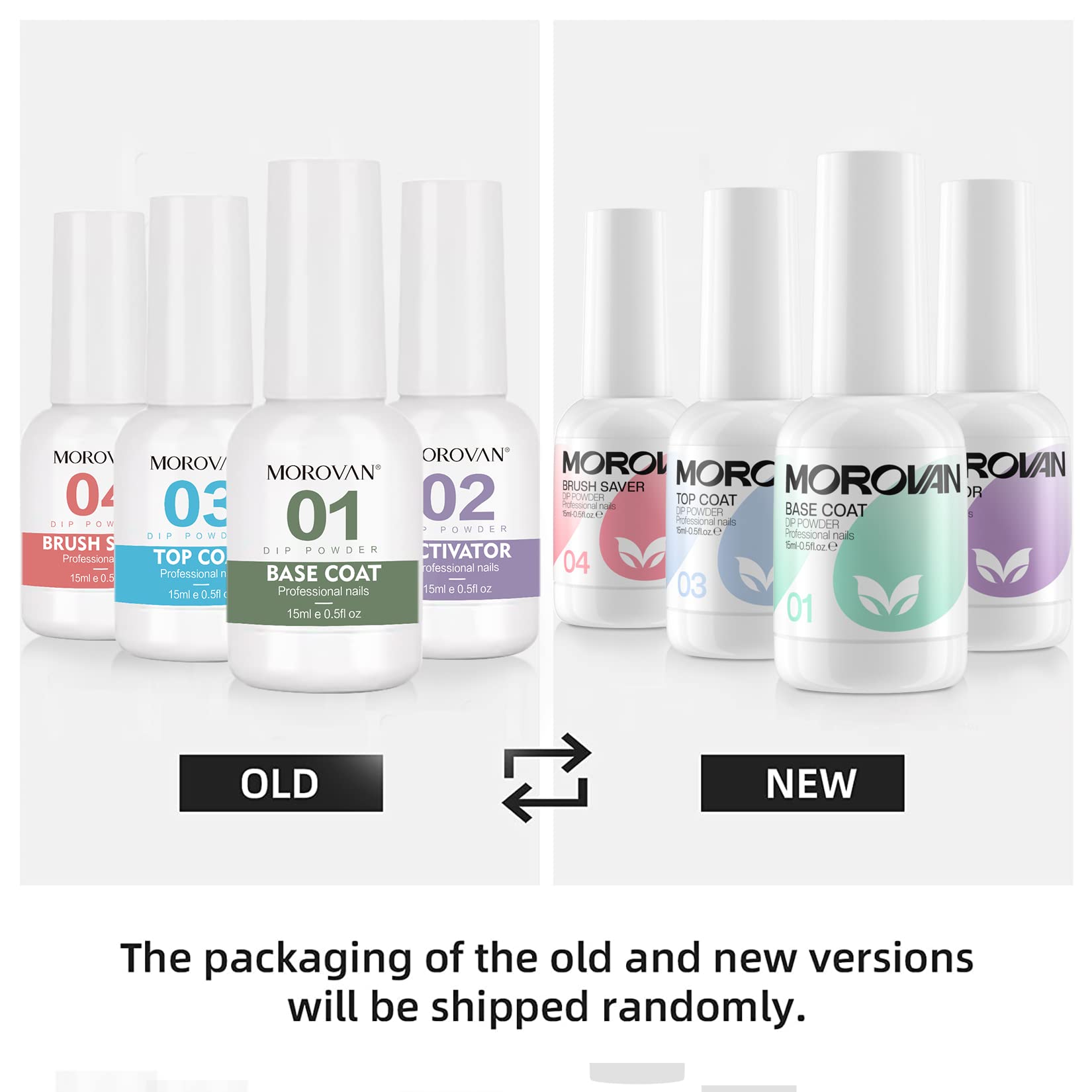 Morovan size scale comparison with coins to show 0.5oz travel-friendly bottle volumes