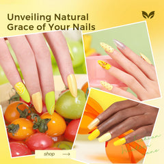 Morovan swatch wheel displaying six yellow tones for color planning benefit