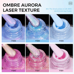 Morovan pink swatch detail highlighting pearlescent shimmer benefit