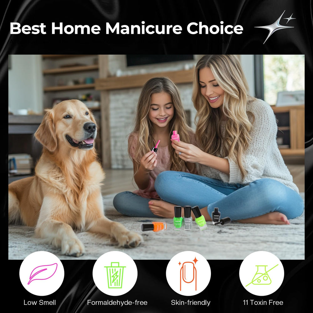 Morovan toenail manicure in summer outfit showing durable bright color