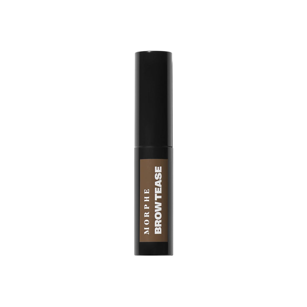 MORPHE double-curved barbell brush close-up enabling precise application and even brow coating