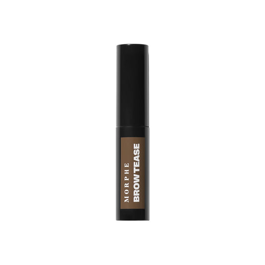 MORPHE double-curved barbell brush close-up enabling precise application and even brow coating
