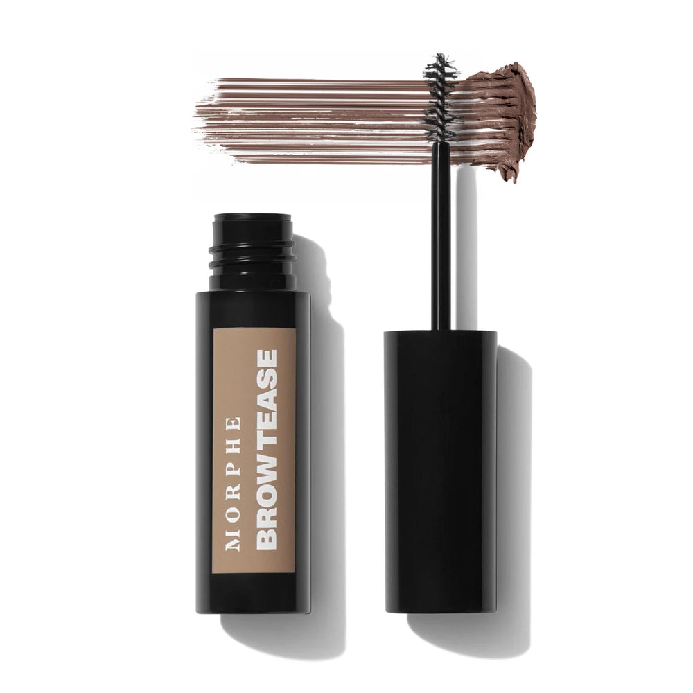 MORPHE front packaging of Brow Tease Biscotti showing product for full brows
