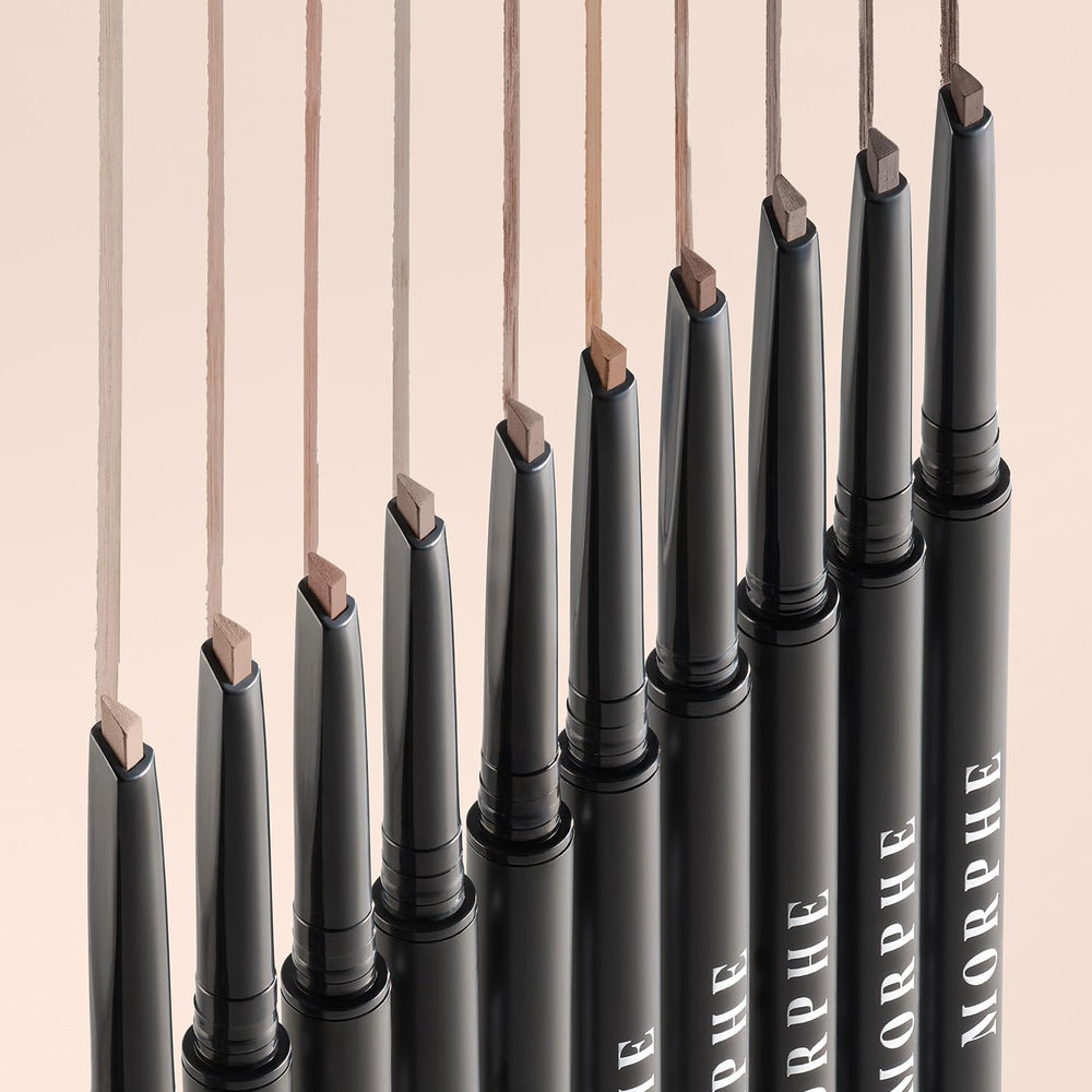 MORPHE product styled on vanity illustrating everyday routine compatibility and polished results