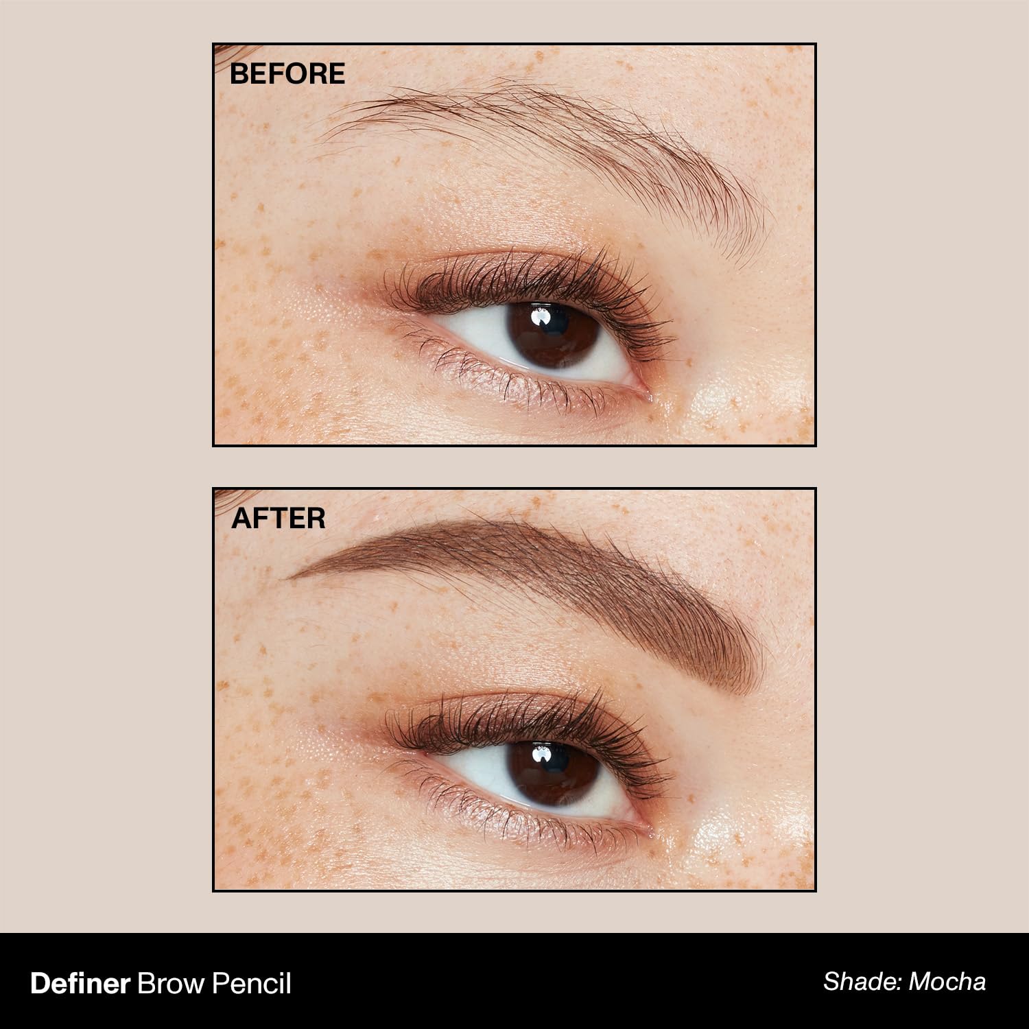 Morphe definer close-up of slanted tip highlighting control for fine strokes