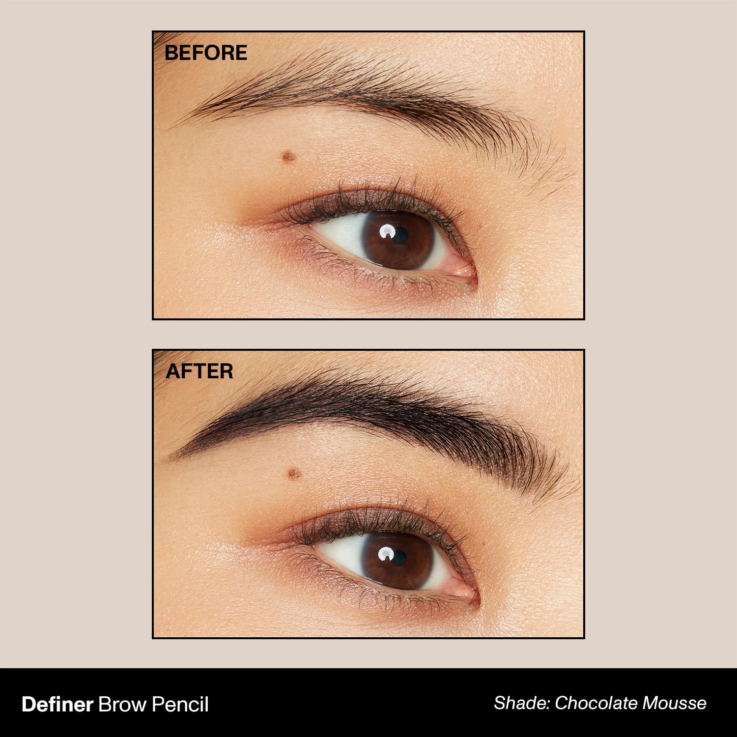 MORPHE close-up slanted tip detail for precise shaping and controlled strokes