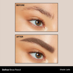 MORPHE close-up of slanted tip precision edge for crisp shaping and hairlike strokes