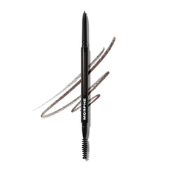 MORPHE front view of dual-ended brow pencil showing both ends and branding, precise control