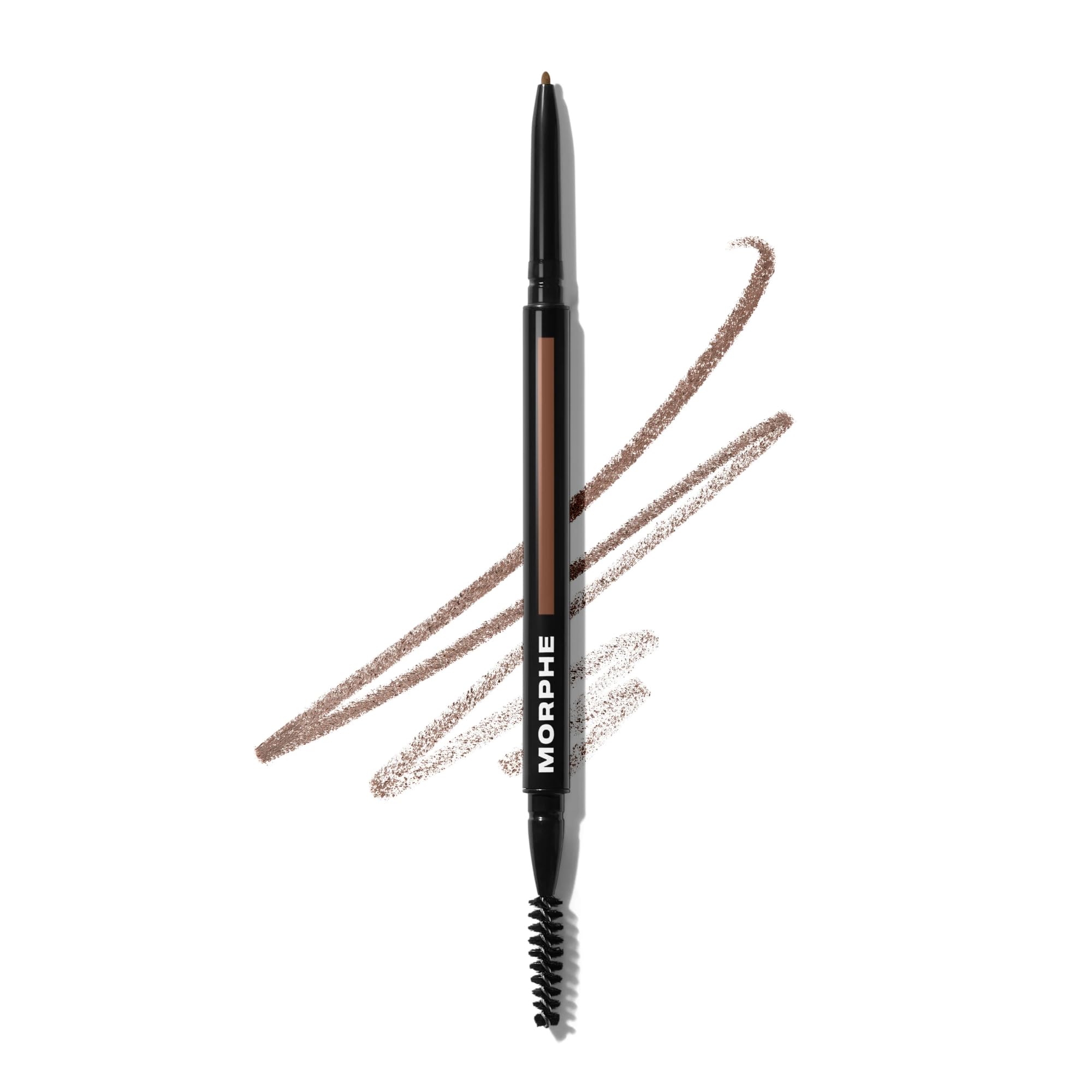 MORPHE micro dual pencil front packaging showing compact dual-ended design and portability