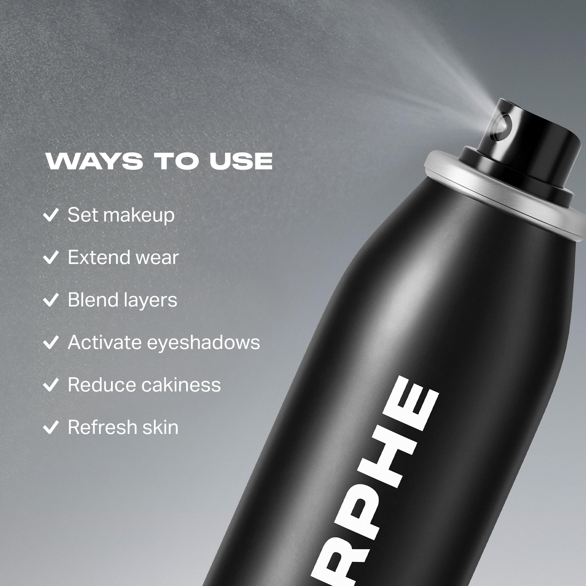 MORPHE mini inside makeup pouch showing on-the-go touch-up benefit