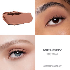 MORPHE creamy texture swatch demonstrating smooth blendability and matte finish