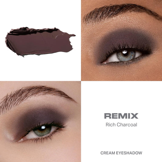 MORPHE close-up swatch of Remix texture showing smooth blendability and matte payoff