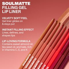 MORPHE Soulmatte swatch on arm showing smooth matte texture for reliable color payoff