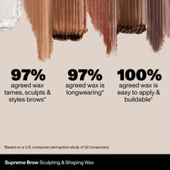 Morphe wax paired with M620 brush showing compatibility and precise grooming