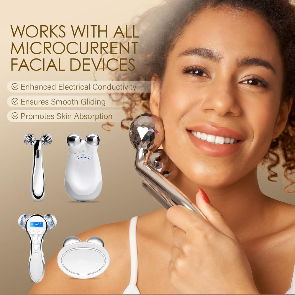 MOSRROU gel texture close-up displaying silky, hydrating consistency for smooth device glide