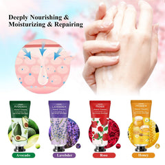 Mothers Day Gifts tubes inside a travel bag to show convenient on-the-go size