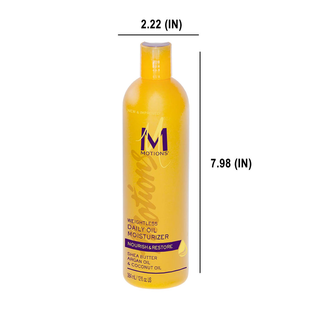 Motions being applied to mid-lengths and ends showing improved softness and detangling benefit