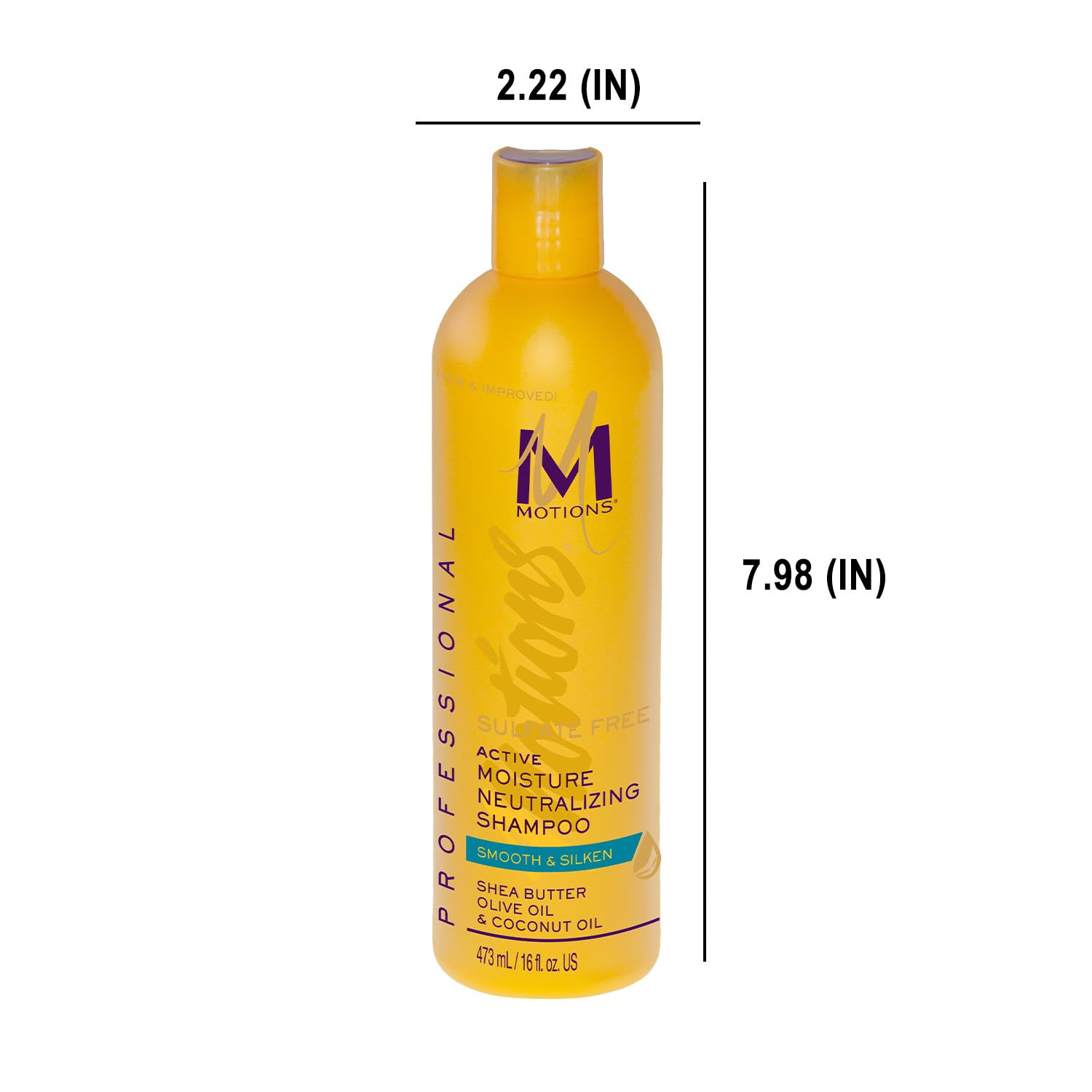 Motions creamy shampoo texture close-up showing smooth application