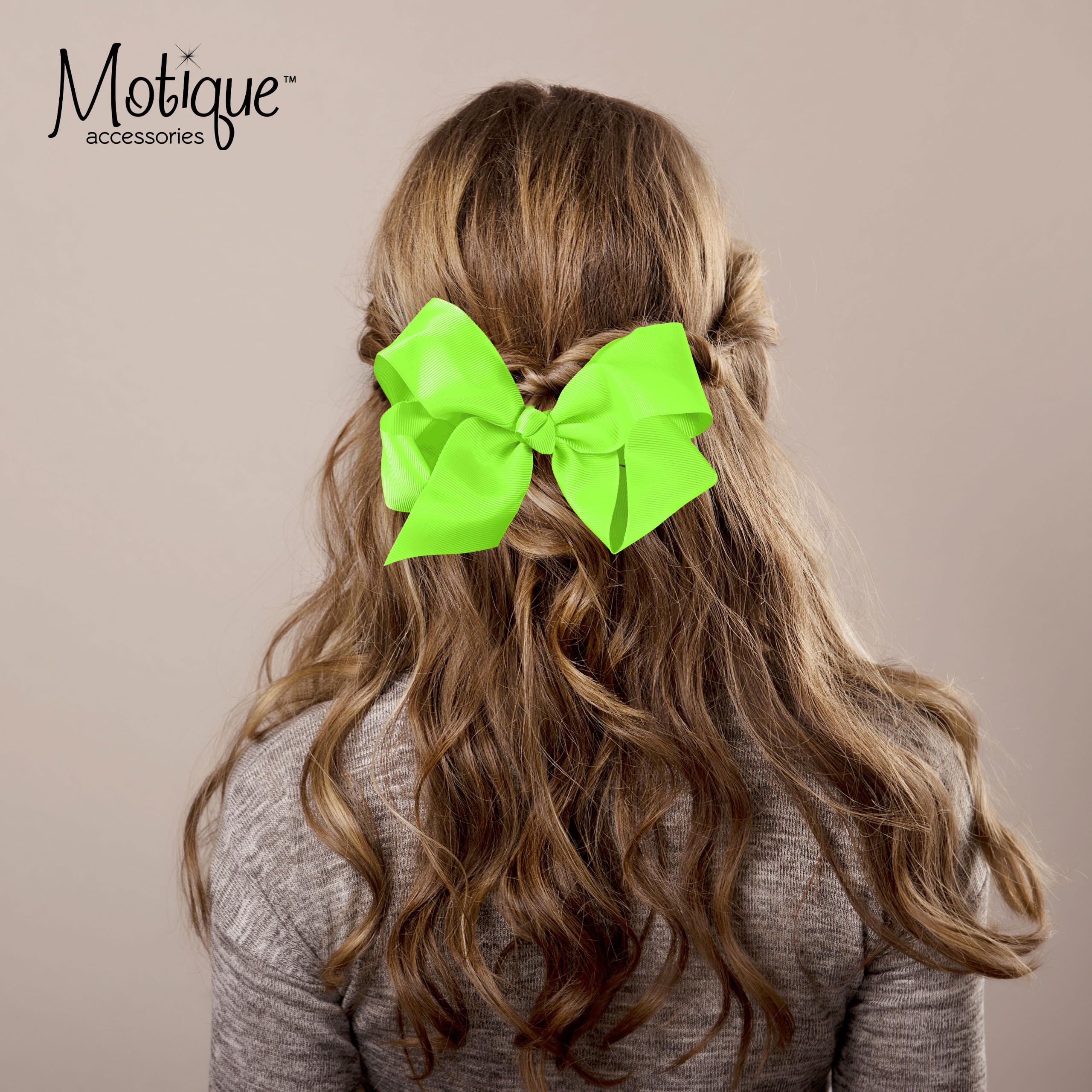 Motique Accessories grosgrain ribbon close-up showing texture and durable finish